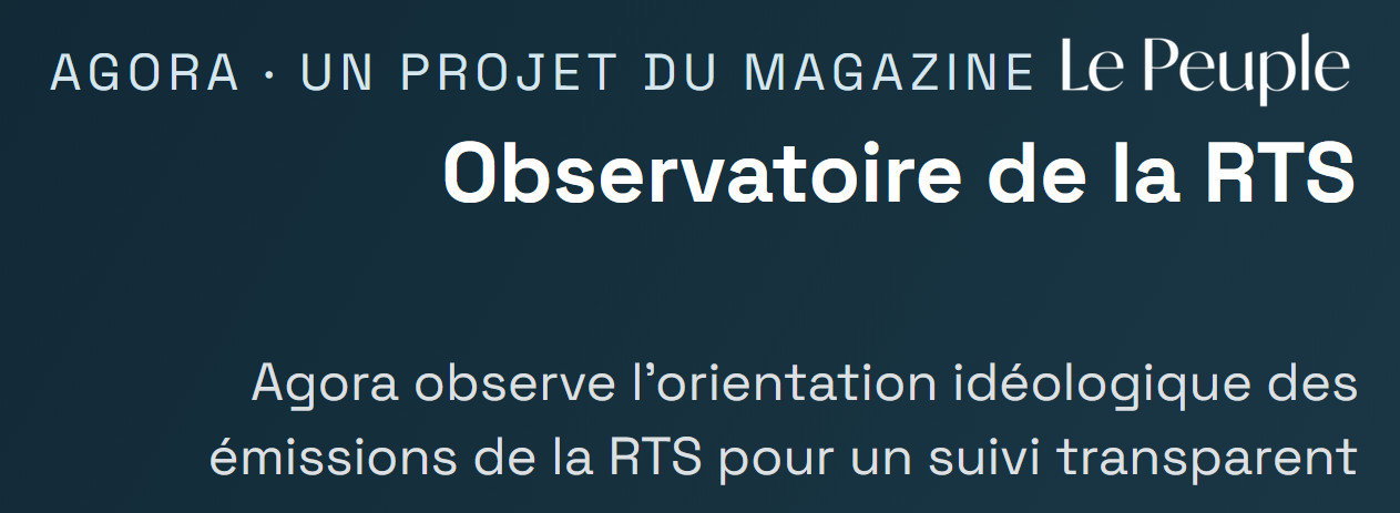 Agora • Observatoire des émissions de la RTS